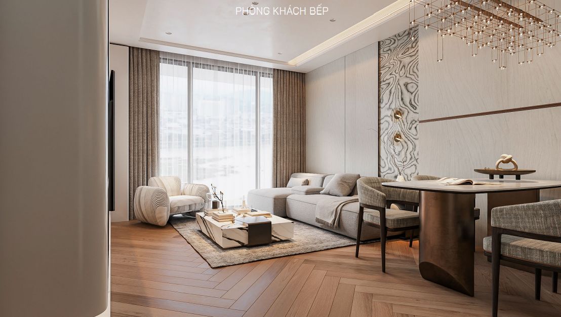 Mua căn hộ chung cư Pearl Rivera Hanoi Mê Linh view hồ bơi tầng cao - Bàn giao cơ bản CĐT